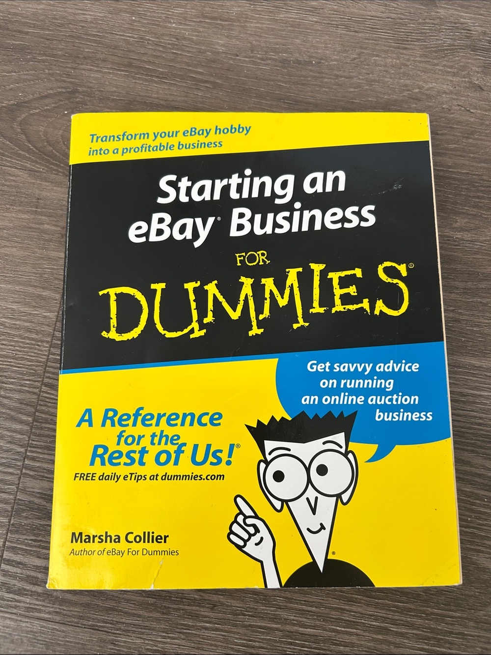DUMMIES BOOK - Starting an eBay Business For Dummies - Yellow & Black Cover